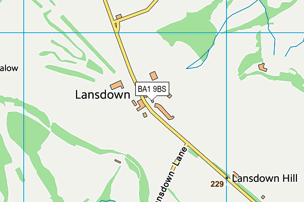 BA1 9BS map - OS VectorMap District (Ordnance Survey) BA1 9BS map - OS VectorMap District (Ordnance Survey)