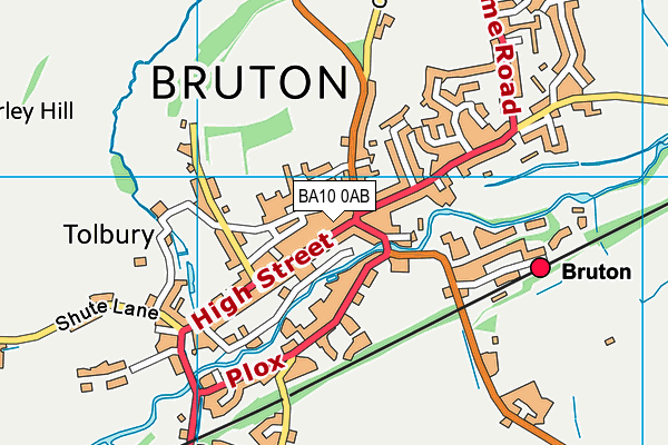 BA10 0AB map - OS VectorMap District (Ordnance Survey) BA10 0AB map - OS VectorMap District (Ordnance Survey)