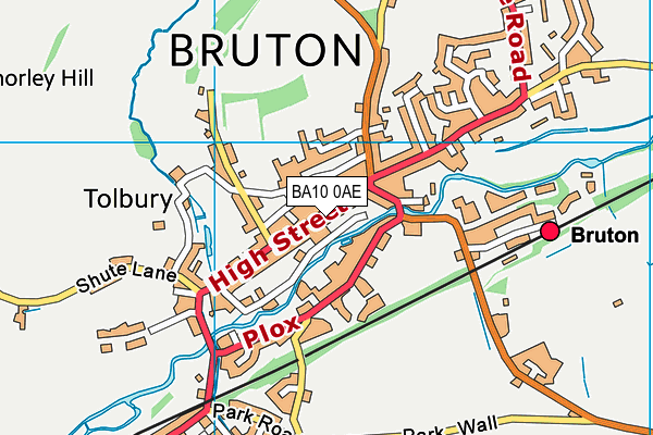 BA10 0AE map - OS VectorMap District (Ordnance Survey) BA10 0AE map - OS VectorMap District (Ordnance Survey)