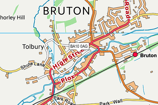 BA10 0AG map - OS VectorMap District (Ordnance Survey) BA10 0AG map - OS VectorMap District (Ordnance Survey)