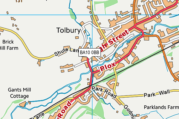 BA10 0BB map - OS VectorMap District (Ordnance Survey) BA10 0BB map - OS VectorMap District (Ordnance Survey)