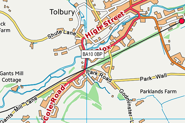 BA10 0BP map - OS VectorMap District (Ordnance Survey) BA10 0BP map - OS VectorMap District (Ordnance Survey)