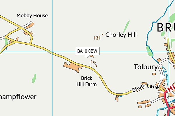 BA10 0BW map - OS VectorMap District (Ordnance Survey) BA10 0BW map - OS VectorMap District (Ordnance Survey)