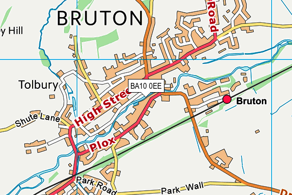 BA10 0EE map - OS VectorMap District (Ordnance Survey) BA10 0EE map - OS VectorMap District (Ordnance Survey)