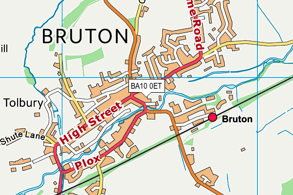 BA10 0ET map - OS VectorMap District (Ordnance Survey) BA10 0ET map - OS VectorMap District (Ordnance Survey)