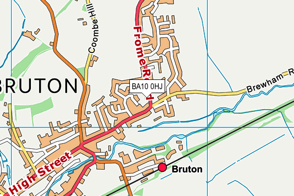 BA10 0HJ map - OS VectorMap District (Ordnance Survey) BA10 0HJ map - OS VectorMap District (Ordnance Survey)