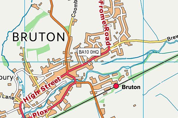 BA10 0HQ map - OS VectorMap District (Ordnance Survey) BA10 0HQ map - OS VectorMap District (Ordnance Survey)