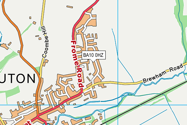 BA10 0HZ map - OS VectorMap District (Ordnance Survey) BA10 0HZ map - OS VectorMap District (Ordnance Survey)