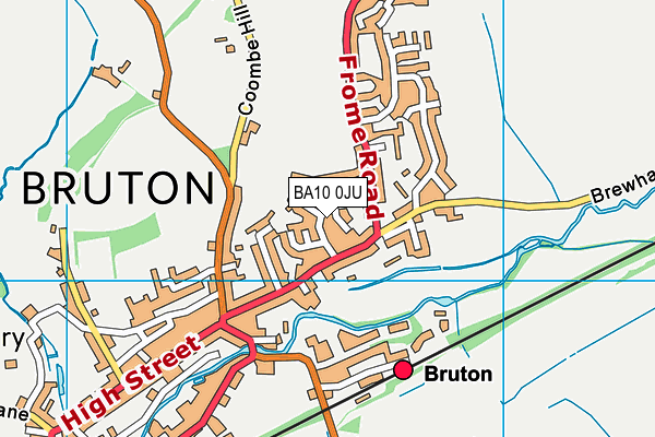 BA10 0JU map - OS VectorMap District (Ordnance Survey) BA10 0JU map - OS VectorMap District (Ordnance Survey)