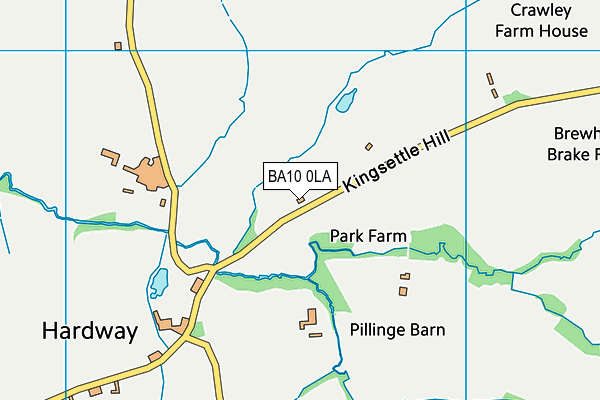 BA10 0LA map - OS VectorMap District (Ordnance Survey) BA10 0LA map - OS VectorMap District (Ordnance Survey)