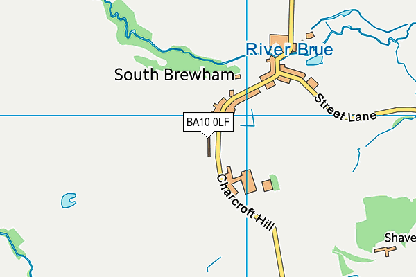 BA10 0LF map - OS VectorMap District (Ordnance Survey) BA10 0LF map - OS VectorMap District (Ordnance Survey)