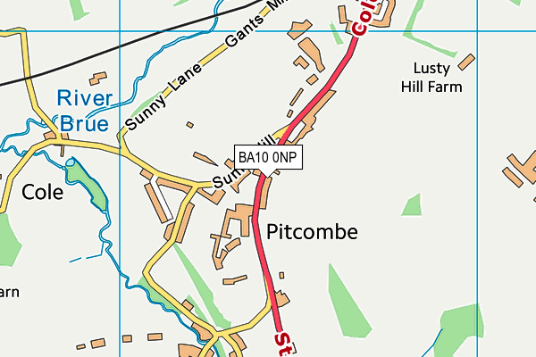 BA10 0NP map - OS VectorMap District (Ordnance Survey) BA10 0NP map - OS VectorMap District (Ordnance Survey)