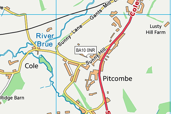BA10 0NR map - OS VectorMap District (Ordnance Survey) BA10 0NR map - OS VectorMap District (Ordnance Survey)
