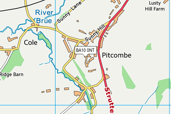 BA10 0NT map - OS VectorMap District (Ordnance Survey) BA10 0NT map - OS VectorMap District (Ordnance Survey)
