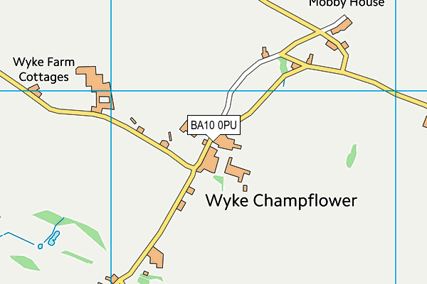 BA10 0PU map - OS VectorMap District (Ordnance Survey) BA10 0PU map - OS VectorMap District (Ordnance Survey)