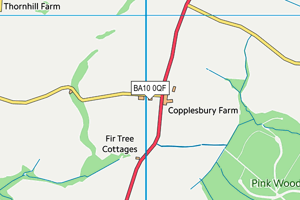 BA10 0QF map - OS VectorMap District (Ordnance Survey) BA10 0QF map - OS VectorMap District (Ordnance Survey)