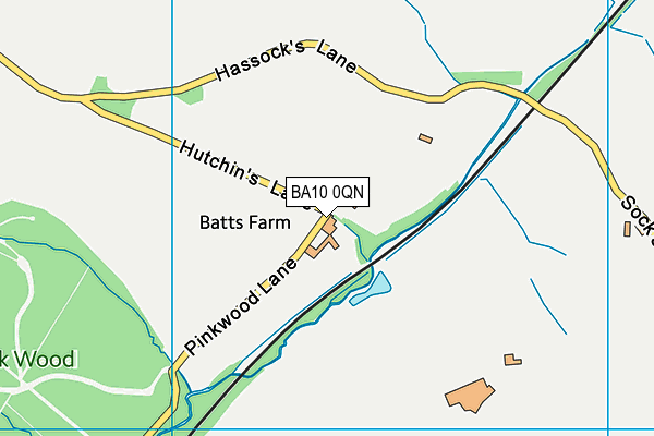 BA10 0QN map - OS VectorMap District (Ordnance Survey) BA10 0QN map - OS VectorMap District (Ordnance Survey)