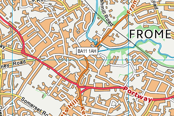 BA11 1AH map - OS VectorMap District (Ordnance Survey) BA11 1AH map - OS VectorMap District (Ordnance Survey)