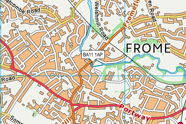 BA11 1AP map - OS VectorMap District (Ordnance Survey) BA11 1AP map - OS VectorMap District (Ordnance Survey)