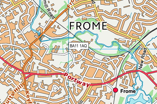 BA11 1AQ map - OS VectorMap District (Ordnance Survey) BA11 1AQ map - OS VectorMap District (Ordnance Survey)