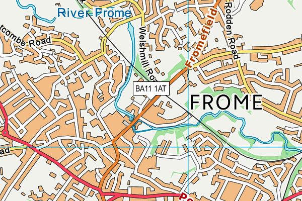 BA11 1AT map - OS VectorMap District (Ordnance Survey) BA11 1AT map - OS VectorMap District (Ordnance Survey)