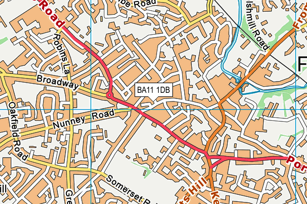 BA11 1DB map - OS VectorMap District (Ordnance Survey) BA11 1DB map - OS VectorMap District (Ordnance Survey)