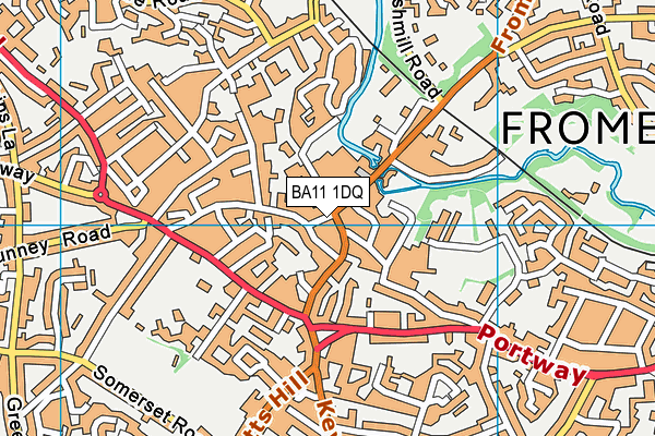 BA11 1DQ map - OS VectorMap District (Ordnance Survey) BA11 1DQ map - OS VectorMap District (Ordnance Survey)
