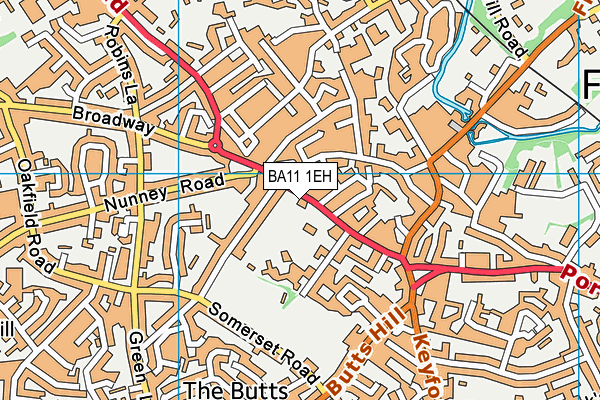 BA11 1EH map - OS VectorMap District (Ordnance Survey) BA11 1EH map - OS VectorMap District (Ordnance Survey)