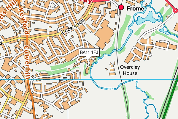BA11 1FJ map - OS VectorMap District (Ordnance Survey) BA11 1FJ map - OS VectorMap District (Ordnance Survey)