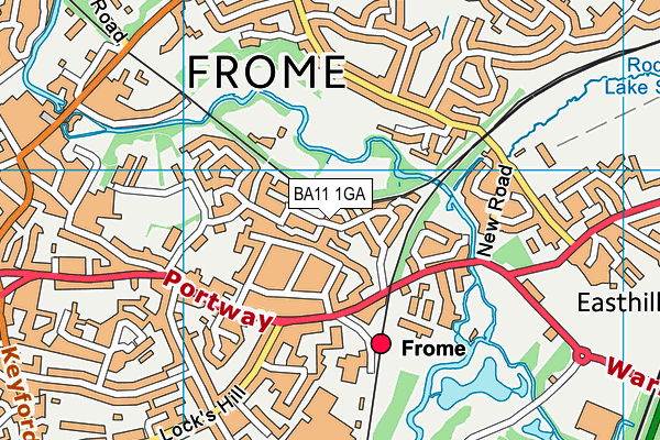 BA11 1GA map - OS VectorMap District (Ordnance Survey) BA11 1GA map - OS VectorMap District (Ordnance Survey)