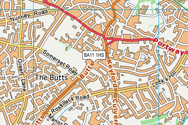 BA11 1HS map - OS VectorMap District (Ordnance Survey) BA11 1HS map - OS VectorMap District (Ordnance Survey)