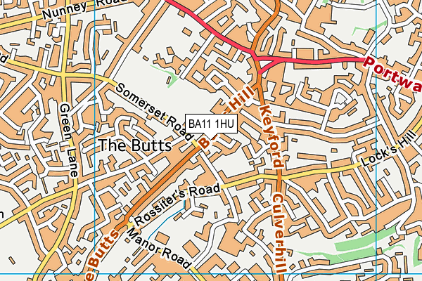 BA11 1HU map - OS VectorMap District (Ordnance Survey) BA11 1HU map - OS VectorMap District (Ordnance Survey)