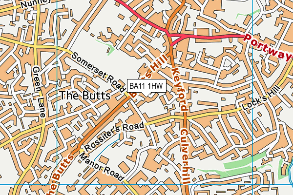 BA11 1HW map - OS VectorMap District (Ordnance Survey) BA11 1HW map - OS VectorMap District (Ordnance Survey)
