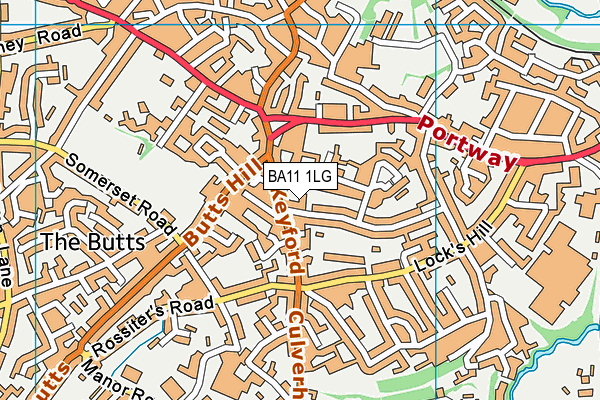 BA11 1LG map - OS VectorMap District (Ordnance Survey) BA11 1LG map - OS VectorMap District (Ordnance Survey)