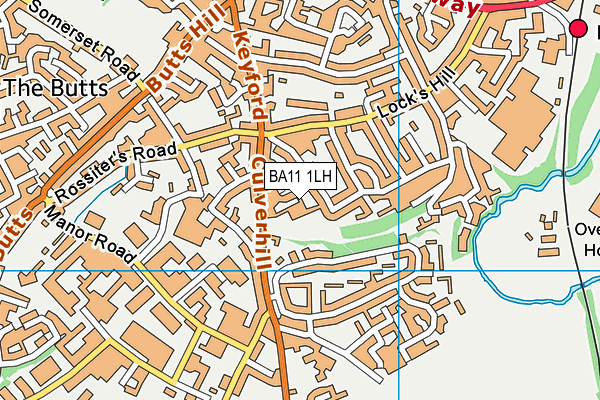 BA11 1LH map - OS VectorMap District (Ordnance Survey) BA11 1LH map - OS VectorMap District (Ordnance Survey)