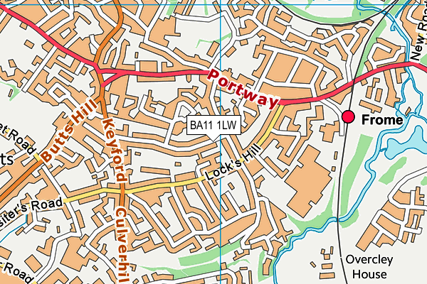 BA11 1LW map - OS VectorMap District (Ordnance Survey) BA11 1LW map - OS VectorMap District (Ordnance Survey)
