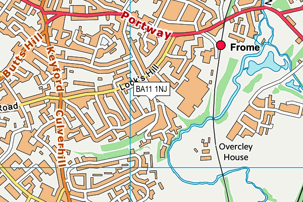 BA11 1NJ map - OS VectorMap District (Ordnance Survey) BA11 1NJ map - OS VectorMap District (Ordnance Survey)