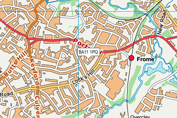 BA11 1PQ map - OS VectorMap District (Ordnance Survey) BA11 1PQ map - OS VectorMap District (Ordnance Survey)