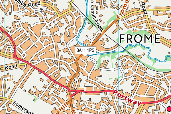 BA11 1PS map - OS VectorMap District (Ordnance Survey) BA11 1PS map - OS VectorMap District (Ordnance Survey)