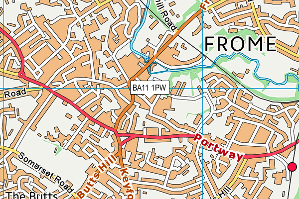 BA11 1PW map - OS VectorMap District (Ordnance Survey) BA11 1PW map - OS VectorMap District (Ordnance Survey)
