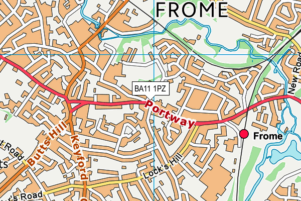 BA11 1PZ map - OS VectorMap District (Ordnance Survey) BA11 1PZ map - OS VectorMap District (Ordnance Survey)