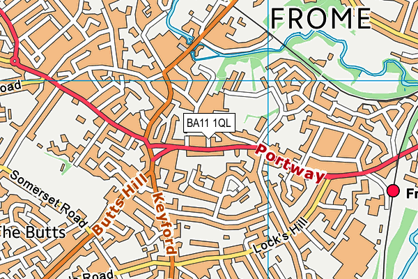BA11 1QL map - OS VectorMap District (Ordnance Survey) BA11 1QL map - OS VectorMap District (Ordnance Survey)