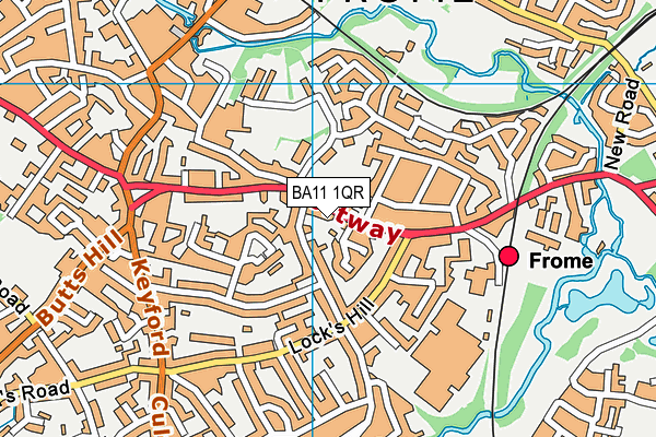 BA11 1QR map - OS VectorMap District (Ordnance Survey) BA11 1QR map - OS VectorMap District (Ordnance Survey)