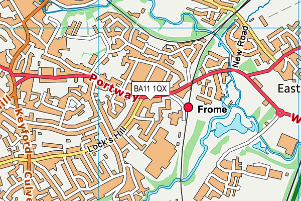 BA11 1QX map - OS VectorMap District (Ordnance Survey) BA11 1QX map - OS VectorMap District (Ordnance Survey)