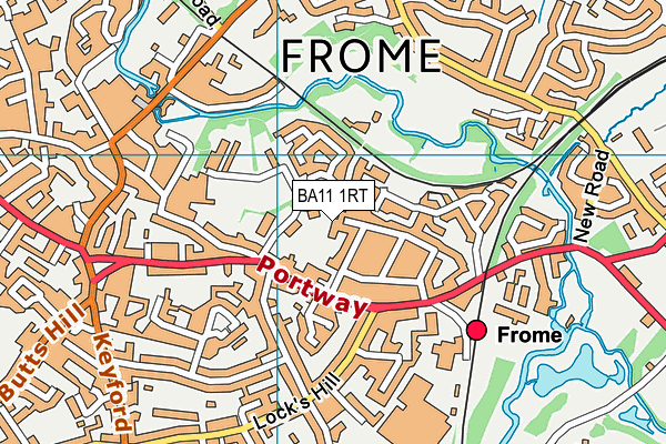 BA11 1RT map - OS VectorMap District (Ordnance Survey) BA11 1RT map - OS VectorMap District (Ordnance Survey)