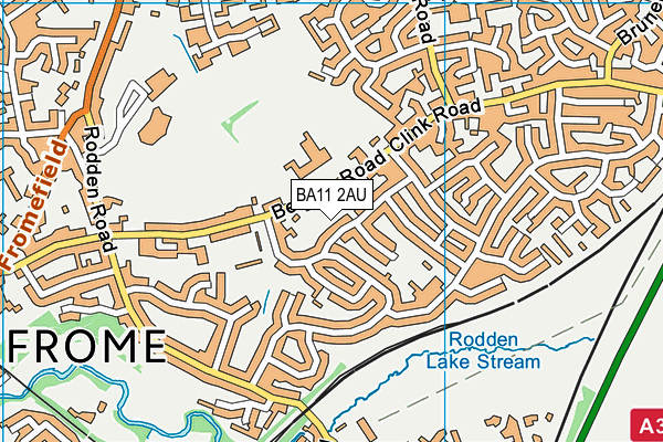 BA11 2AU map - OS VectorMap District (Ordnance Survey) BA11 2AU map - OS VectorMap District (Ordnance Survey)