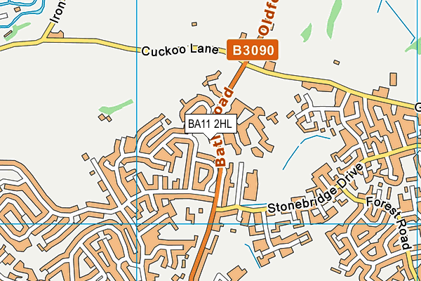 BA11 2HL map - OS VectorMap District (Ordnance Survey) BA11 2HL map - OS VectorMap District (Ordnance Survey)