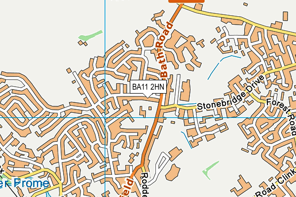BA11 2HN map - OS VectorMap District (Ordnance Survey) BA11 2HN map - OS VectorMap District (Ordnance Survey)
