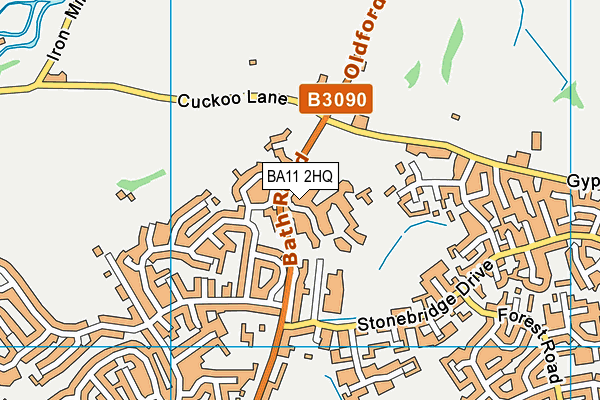 BA11 2HQ map - OS VectorMap District (Ordnance Survey) BA11 2HQ map - OS VectorMap District (Ordnance Survey)