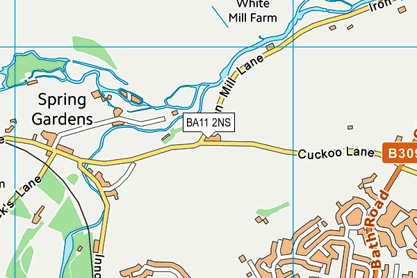 BA11 2NS map - OS VectorMap District (Ordnance Survey) BA11 2NS map - OS VectorMap District (Ordnance Survey)